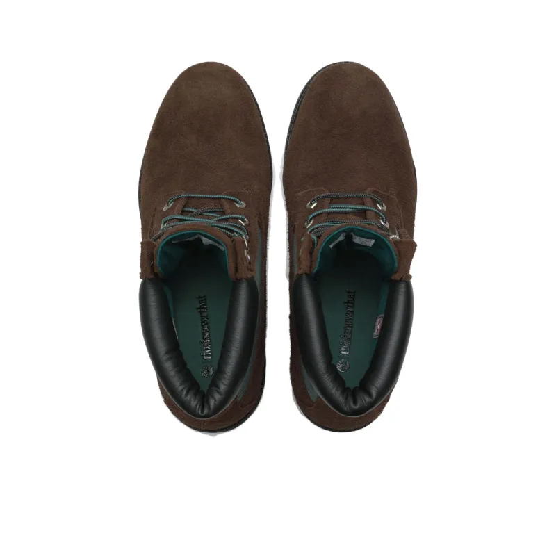 Timberland Short Martin Boot Low Heel Unisex Brown Green-2