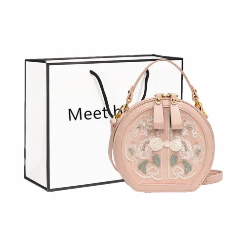 Fitchell Trendy Small Round Bag, Compact Handbag, Versatile Portable Crossbody Bag, Shoulder Bag Women's