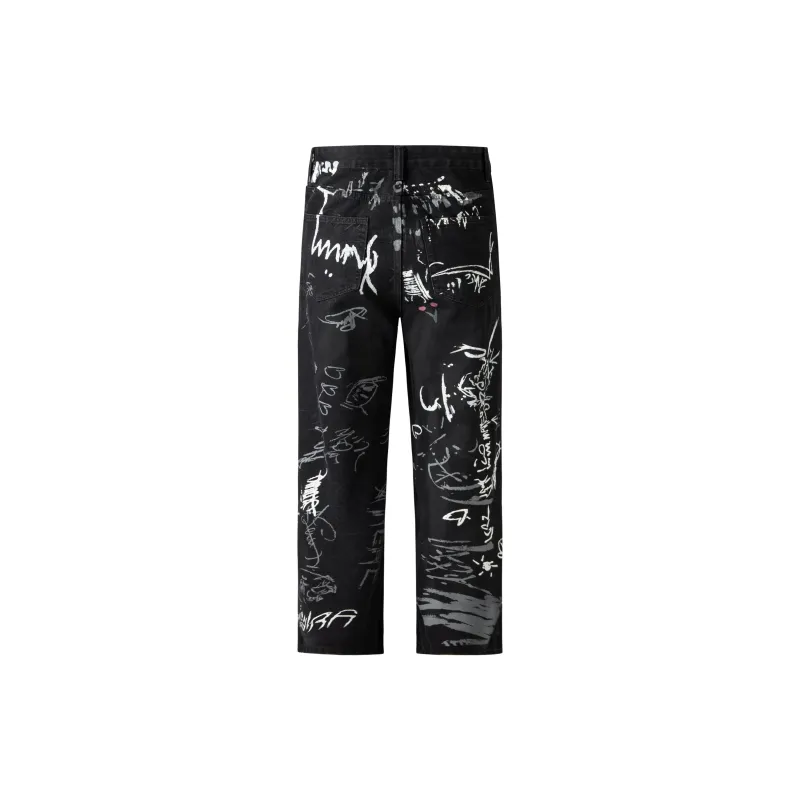 Halbhohe Shorts Schwarz