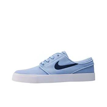 Nike SB Stefan Janoski Anti-Slip And Wear-Resistant Lightweight Low-Top Skateboard Shoes Men's Light Blue