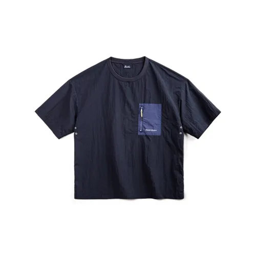 MADEN T-Shirts Men Blue