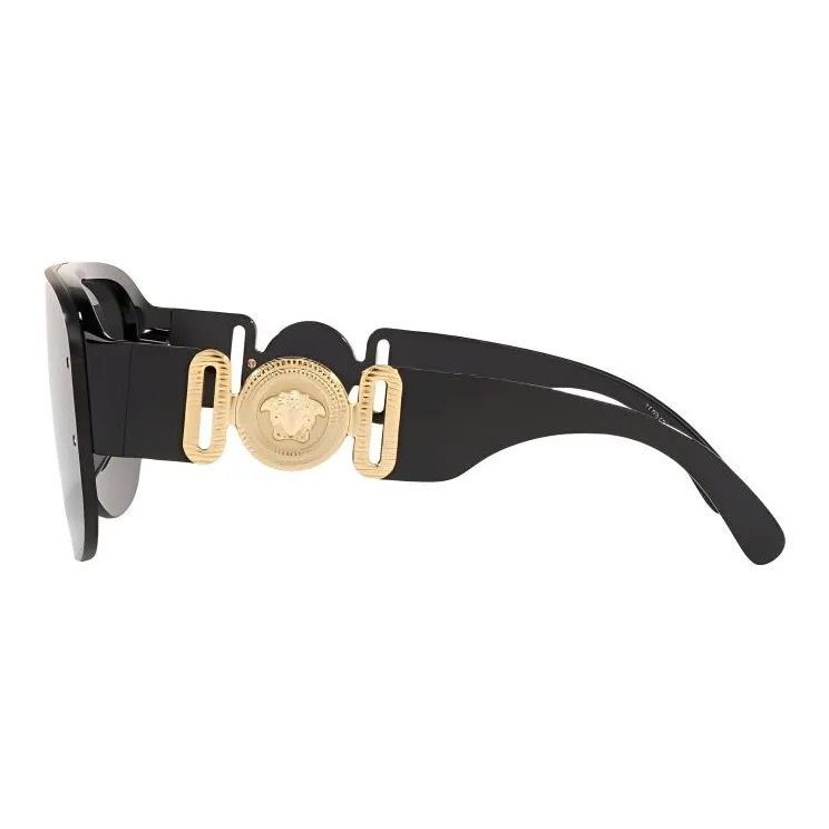 VERSACE Polyamide Aviator Sunglasses Unisex Black-2