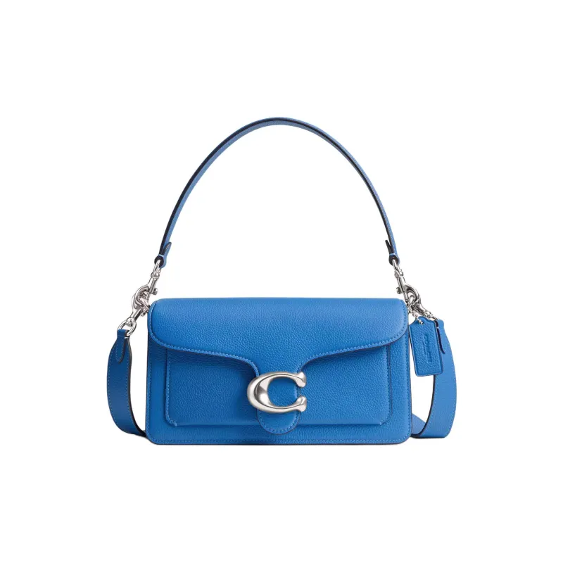 COACH Tabby Hammered Leather Portable Crossbody Bag Shoulder Bag Women's Blueberry-0