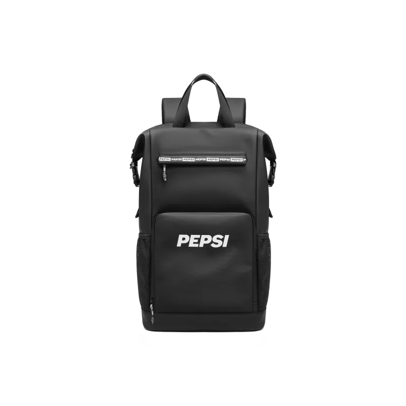 Pepsi PU 16 Inch Laptop Bag Backpack Large Size Unisex White Black-0