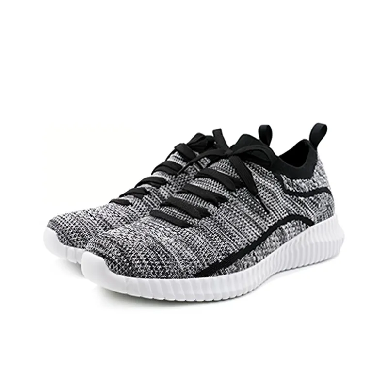 Skechers Elite Fle Cushioning Low-Top Casual Shoes Men's Black White-2