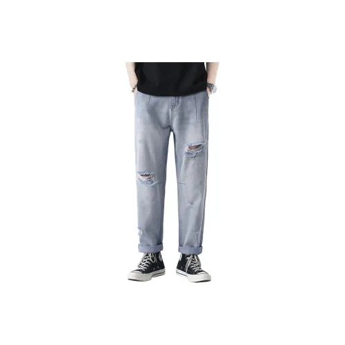 MERRTO Jeans Unisex Light Blue