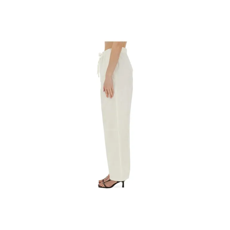 Victoria Beckham Drawstring Straight Leg Trousers-2