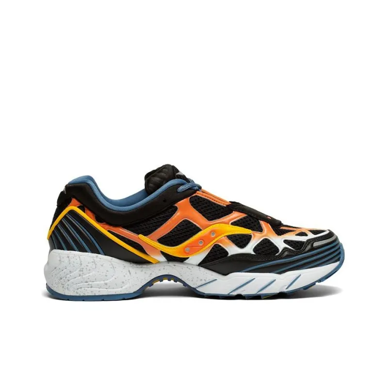 saucony Grid Web Black Orange-1