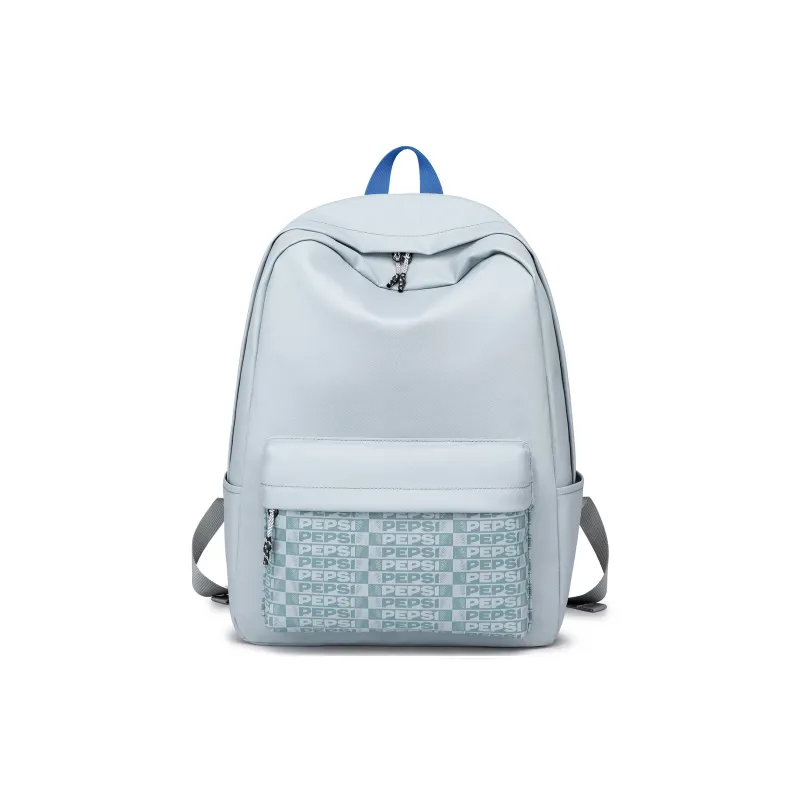 Pepsi Collaboration Water Repellent PU One Shoulder Backpack Fanny Pack Large Size Unisex Black/White-23