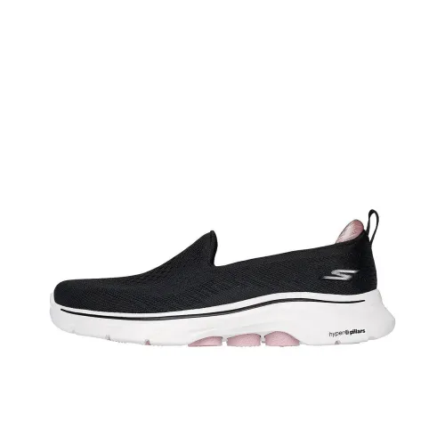 Skechers GO WALK 7 Cushioned Slip Resistant Breathable Rebound Low Top Casual Shoes Women's Black