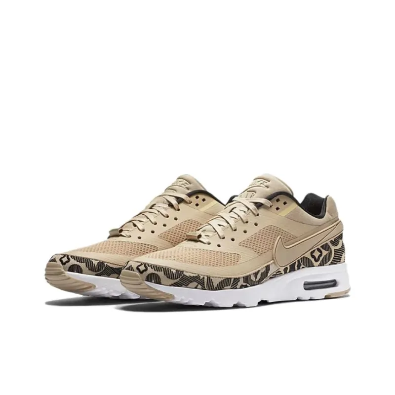 Nike Air Max BW Cushioning Anti-Slip Wear-Resistant Breathability Low-Top Running Shoes Men's Beige-2