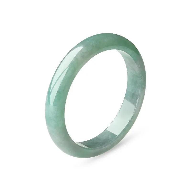 LAOMIAO Bean Type Jadeite Imperial Noble Lady Bangle Women's-8