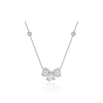 FANCI S925 Silver With Gemstones Layering Pendant Necklaces Women's