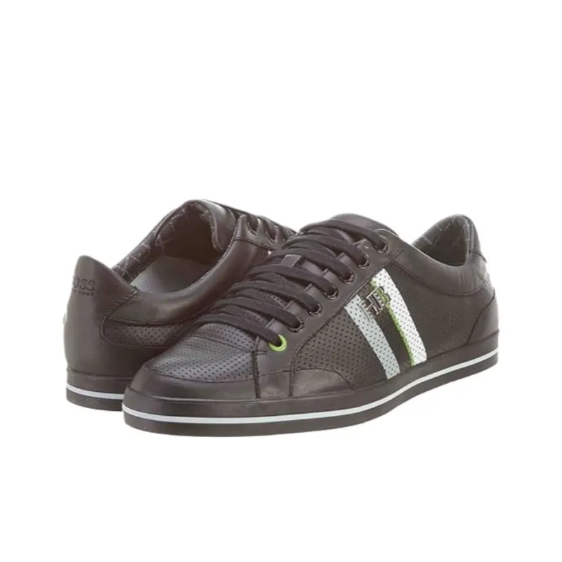 HUGO BOSS Apache Club Low-Top Skateboard Shoes Men's Brown-2