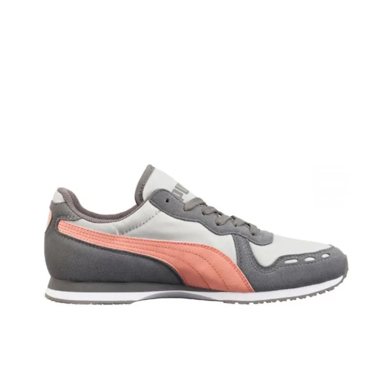 PUMA Cabana Racer Cushioning Anti-Slip Wear-Resistant Breathability Low-Top Slip-Resistant Men's Gray Orange-1