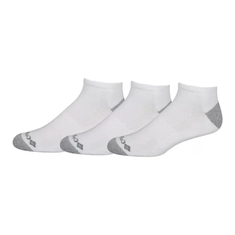Columbia Half Cushion No-Show Sock Ankle Socks Men's 3 Pack White-0