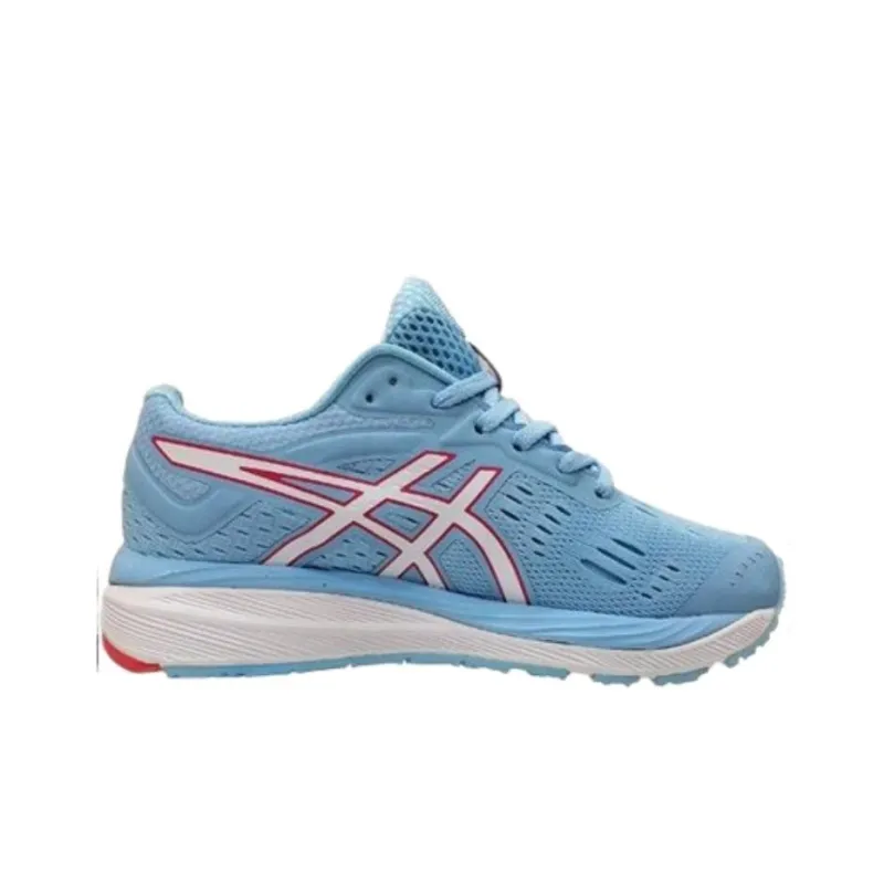 Asics Gel-Cumulus 20 Cushioned Slip-Resistant Low-Top Running Shoes Women's Blue Pink-1