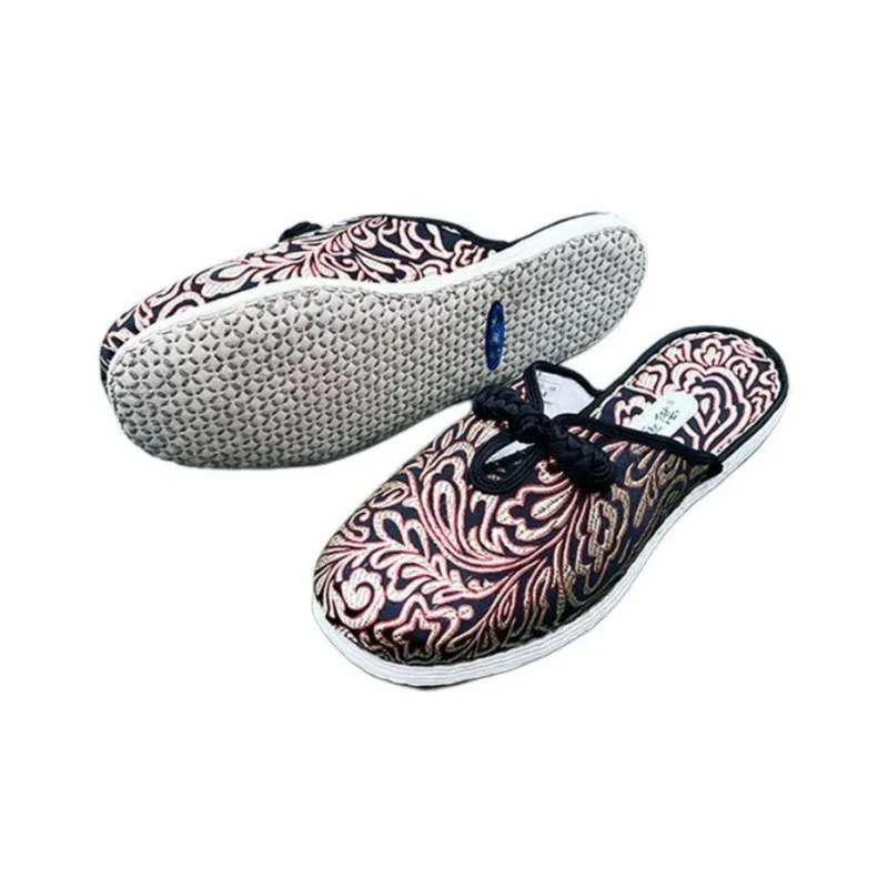 Neiliansheng Wrap toe Slippers Men's Black-3