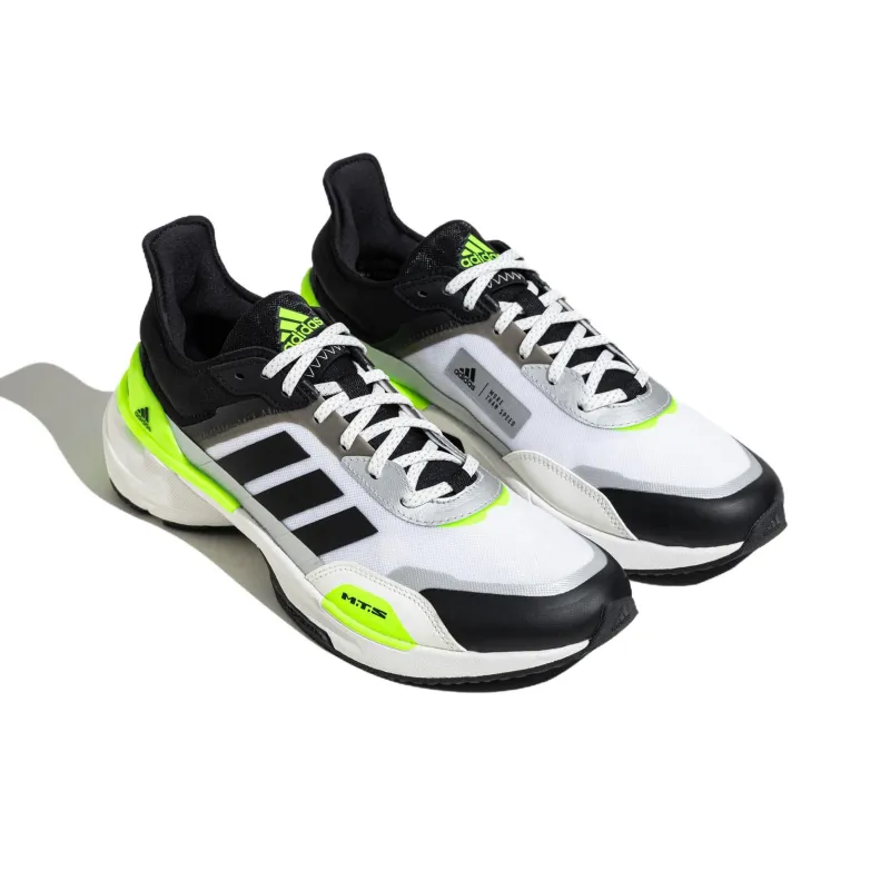 Adidas MTS Anti Slip Wear Resistant Low Top Casual Running Shoes Unisex Black White Green-2