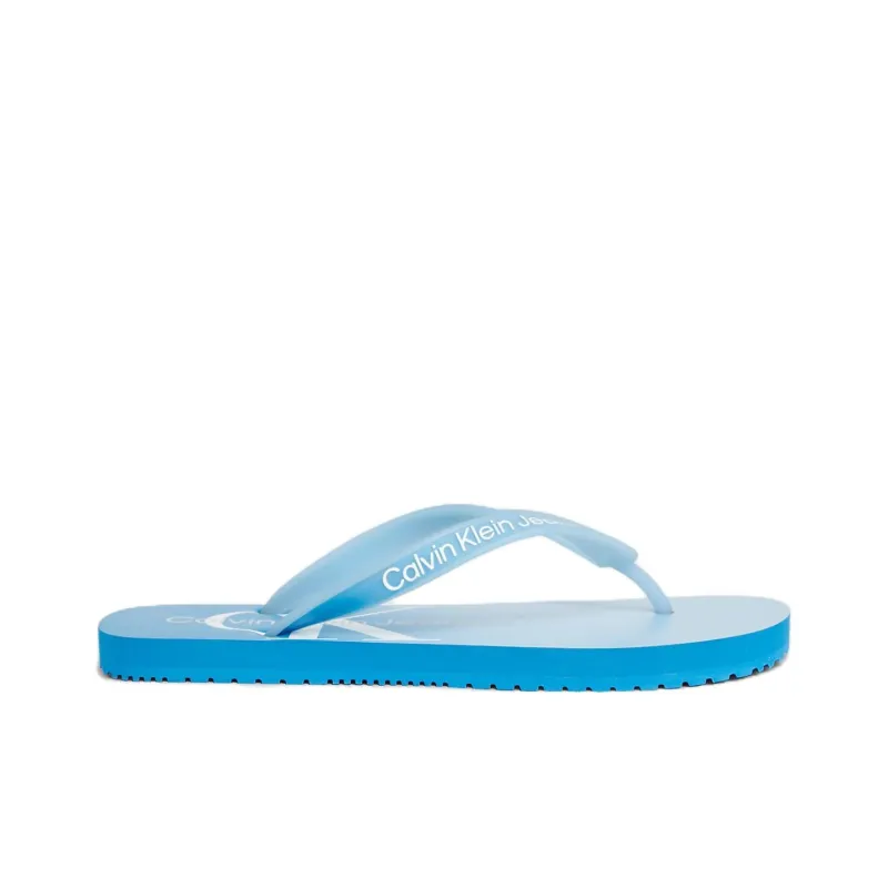CKJ CALVIN KLEIN JEANS Flip Flops Women's Blue-1