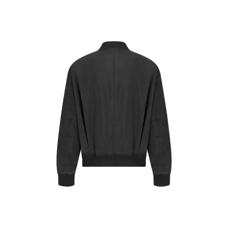DIOR X Stone Island Habotai Silk Blend Bomber Jacket-1
