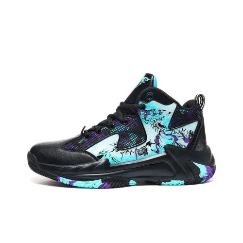 Neon Basketball Shoes Men High-Top