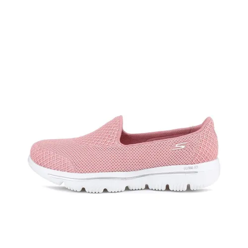 Skechers Go Walk Evolution Ultra Slip-Resistant Breathable Low-Top Casual Shoes Women's Pink