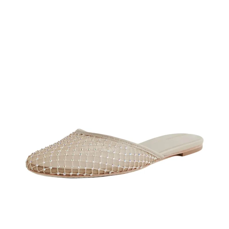 REFORMATION Wrap-toe Slippers Women's Tawny-2