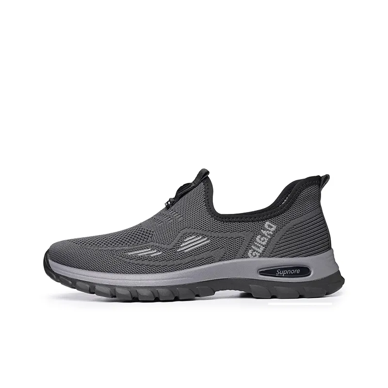 LAORENTOU Casual Shoes Men Low Top Black-6