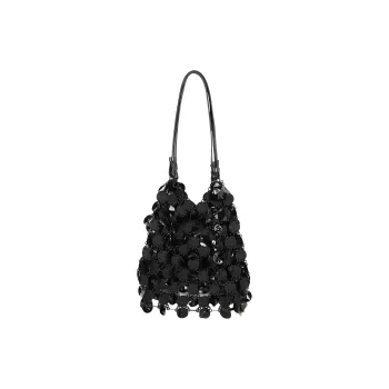 Paco Rabanne Disc Embellished Top Handle Bag