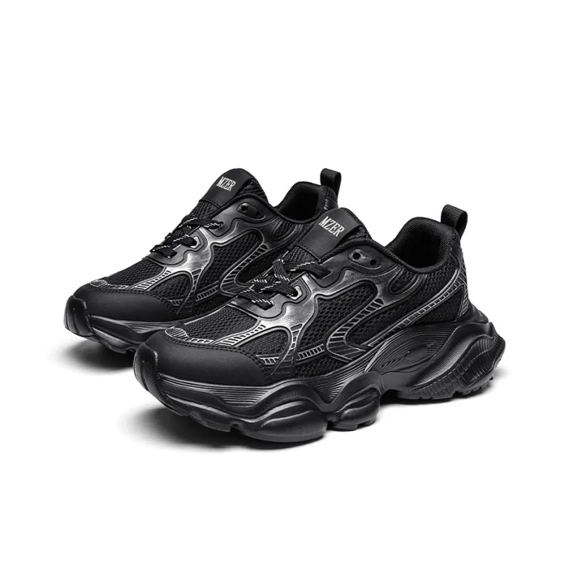 Magelly Cushioning Anti-Slip Wear-Resistant Breathable Lightweight Height Increasing Low-Top Chunky Sneakers Men's-2