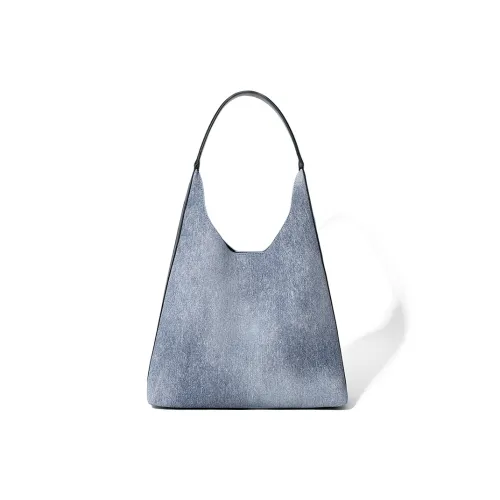MASTER CANVAS Fabric Tote Handbag, Shoulder Bag Women's Denim Blue