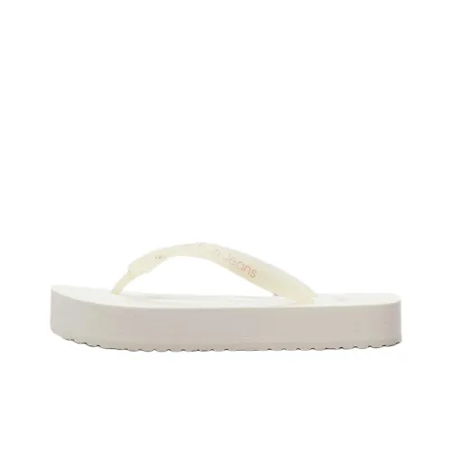 CALVIN KLEIN Flip Flops 3cm Women's White