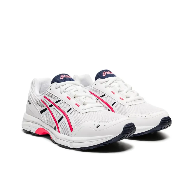 Asics Gel-Escalate Durable Breathable Low-Top Running Shoes Women's White Pink-2