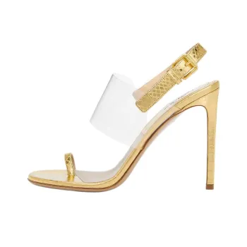 MICHAEL KORS Catherine Strap Sandals 10cm Women's Gold