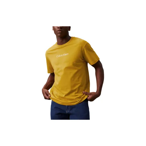 Calvin Klein T-Shirts Men Yellow