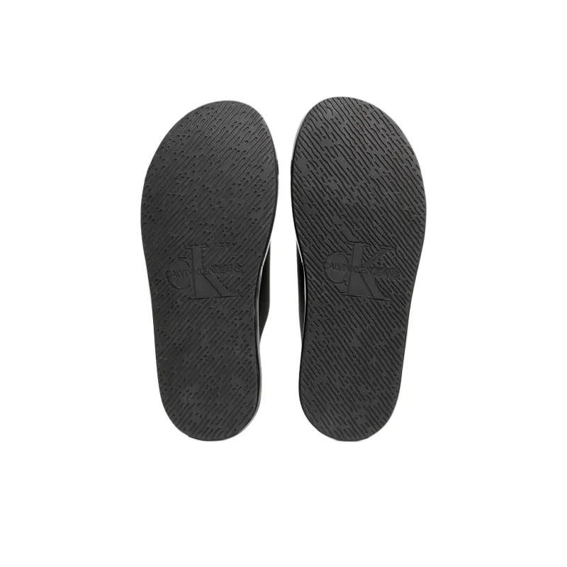 CALVIN KLEIN Wrap-toe Slippers Men's Black-5