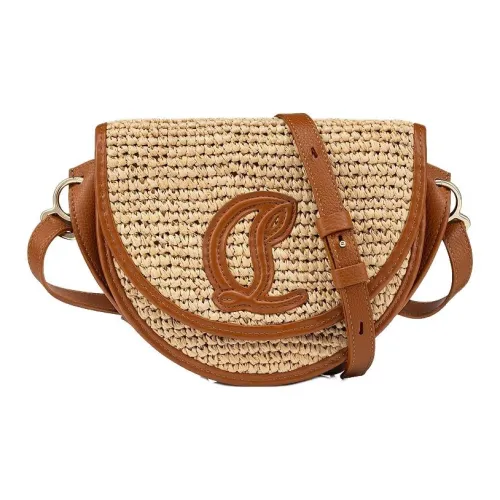 CL LUBOTING Calfskin Crossbody Bag Shoulder Bag Women's Apricot