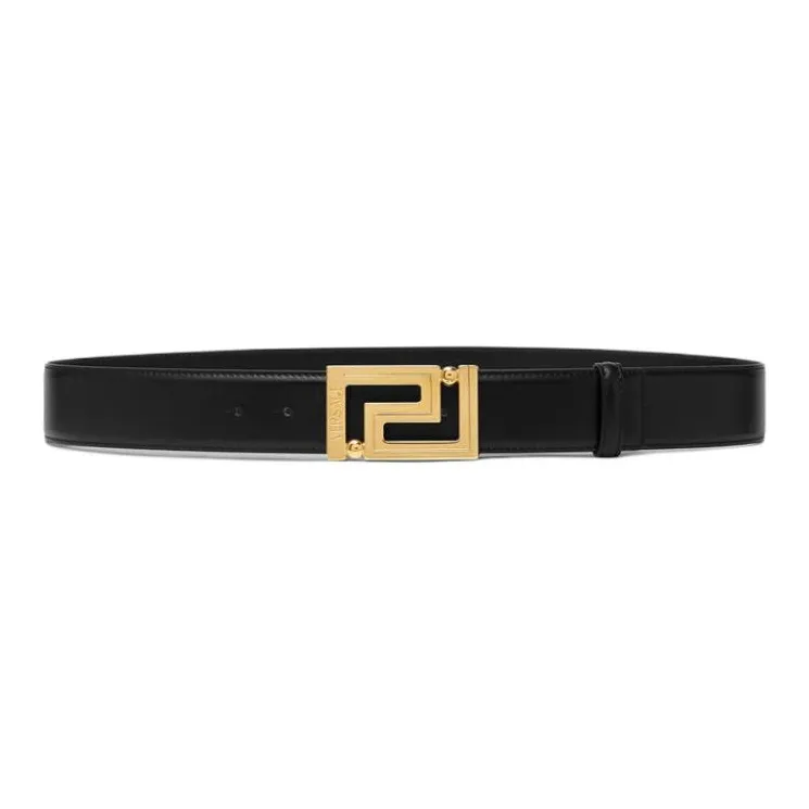 VERSACE Greca Leather Belt-0