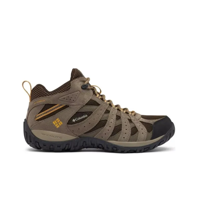 Columbia Redmond Anti Slip Wear Resistant Mid Top Running Shoes Men's Coffee-1