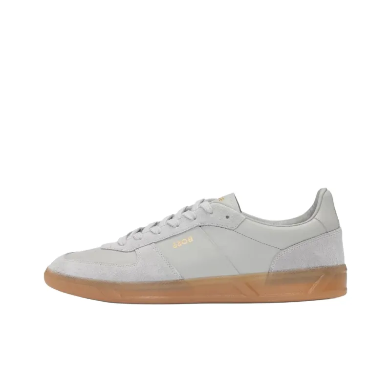HUGO BOSS Low Top Skateboard Shoes Men's Gray-0
