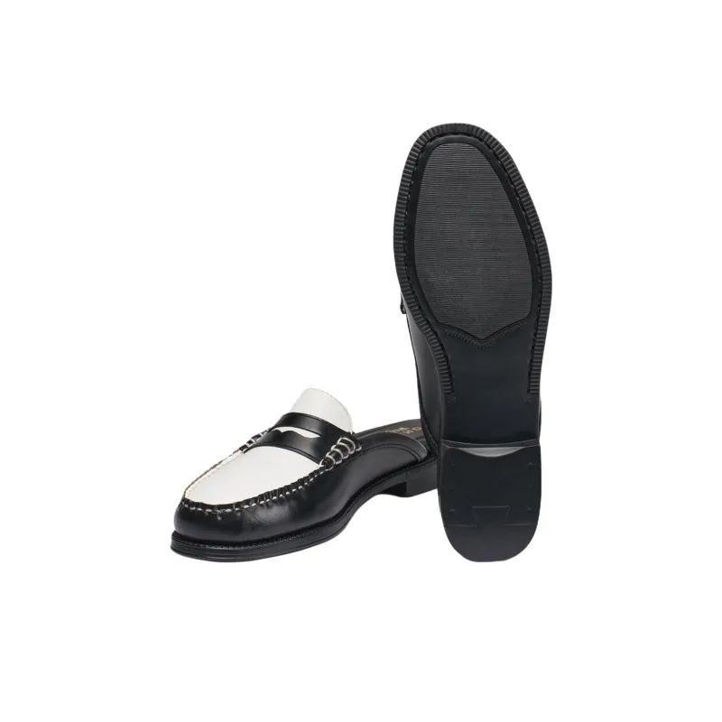 G.H. Bass & Co. Wrap-toe Slippers Women's Black White-5