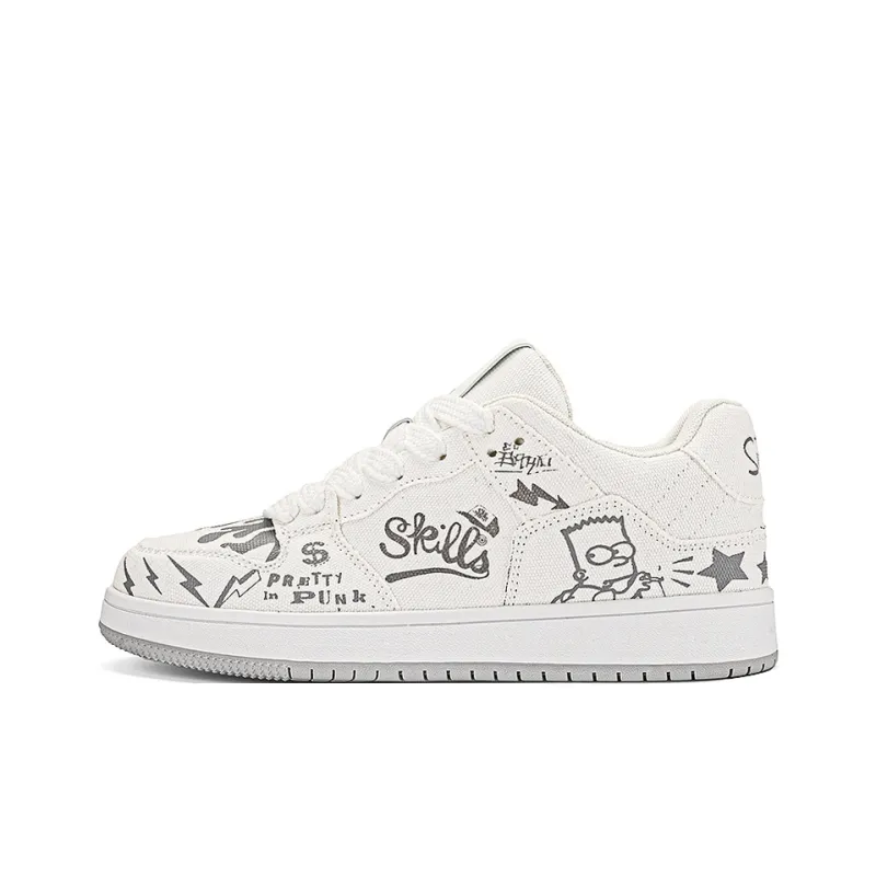 The Simpsons Low Top Skateboard Shoes Unisex-35
