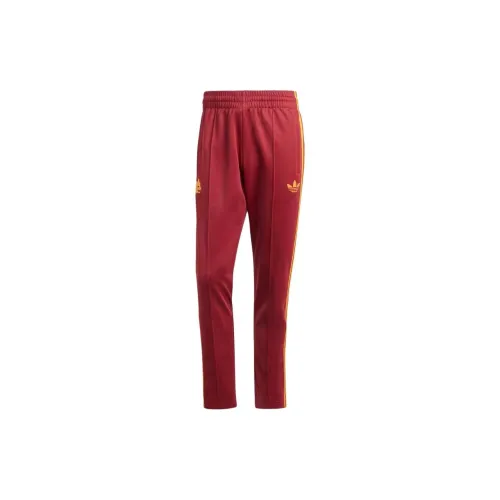 Adidas Originals AS ROMA BECKENBAUER Soccer Bottoms Men Red