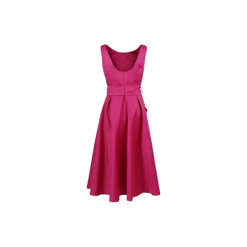 PAROSH Sleeveless Dress Women's Fuchsia-1