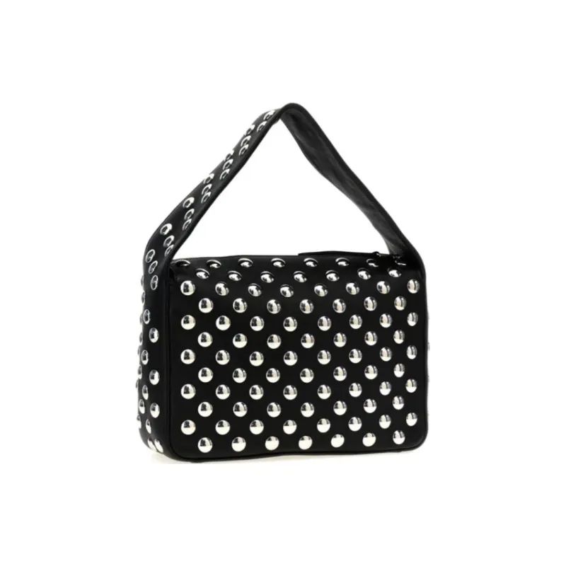 KHAITE Elena Stud Embellished Shoulder Bag-1