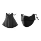 [Black]Sun Protection Neck Guard+Sun Protection Face Mask