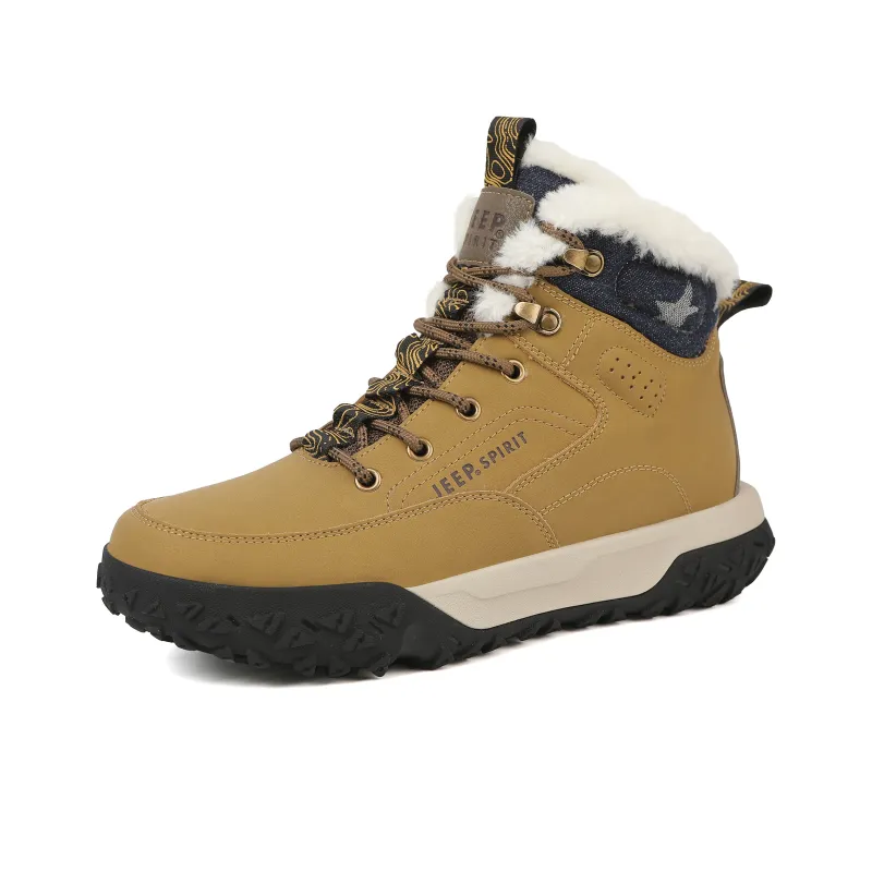 JEEP SPIRIT Yellow Boots Short Martin Boot Men's Sunrise Yellow-14