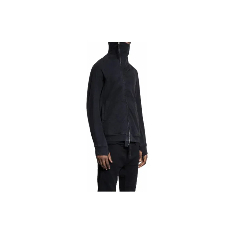 BORIS BIDJAN SABERI Thumb-slot Asymmetric Hooded Jacket-4