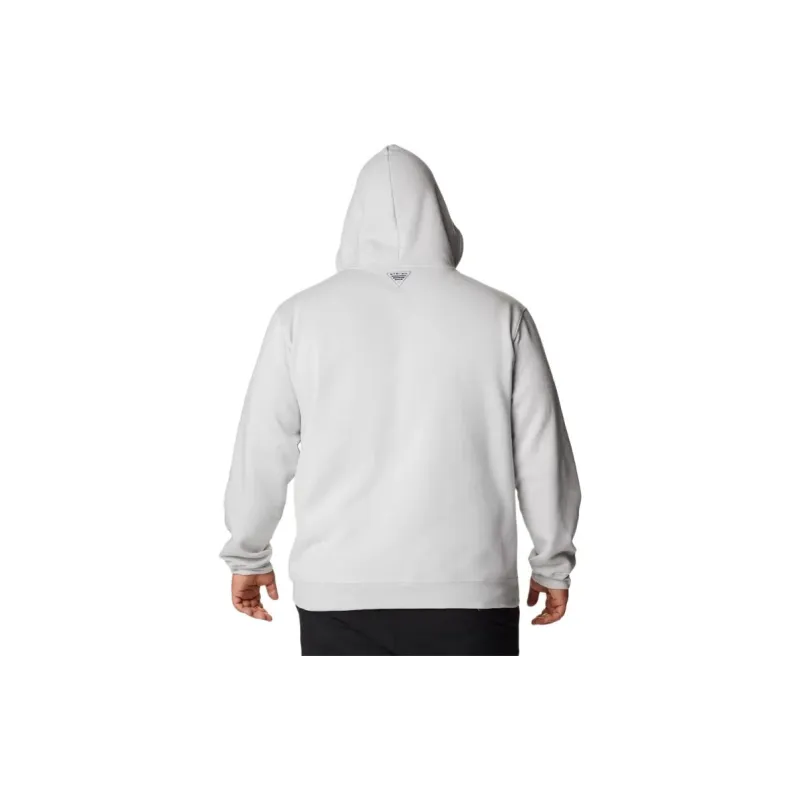 Columbia Men's PFG™ Fish Flag II Hoodie - Big Sweatshirt Men's Gray-1